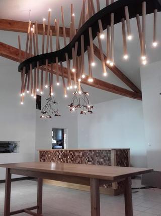 Agencement du restaurant le 20 à Saint-Ferreol