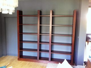 Bibliothèque en acajou