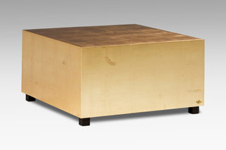 Table basse dorée