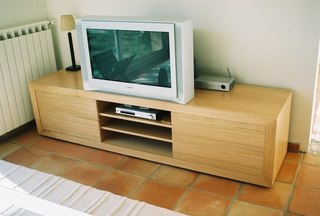 Meuble TV en chêne