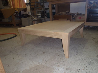 Table basse en merisier